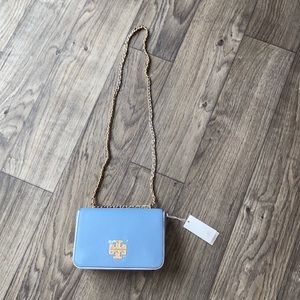 Tory Burch Blue Cloud Chain Crossbody